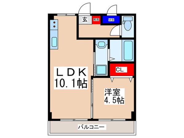 コ－エイ・ハイツの物件間取画像